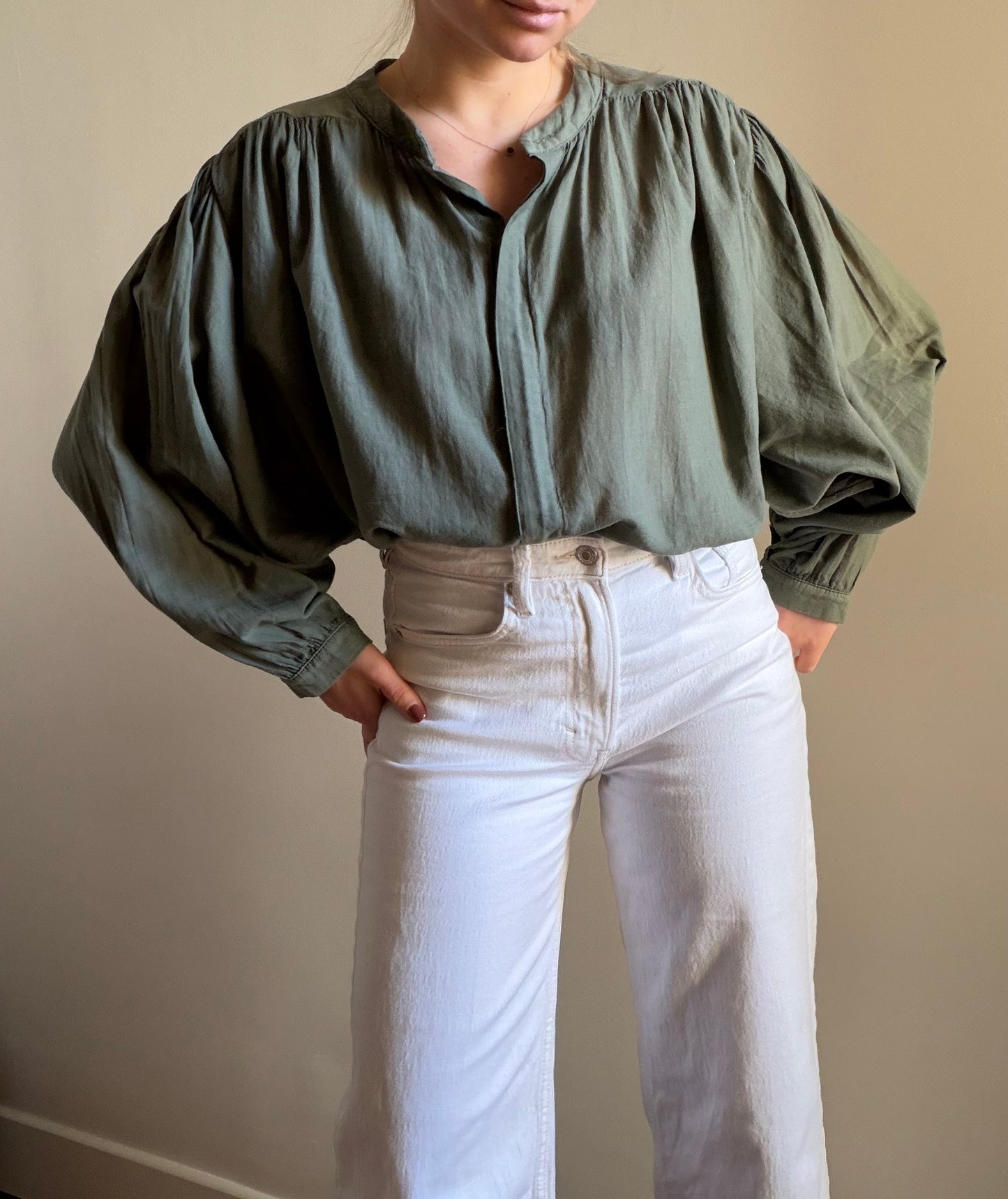 Blouse Louise kaki
