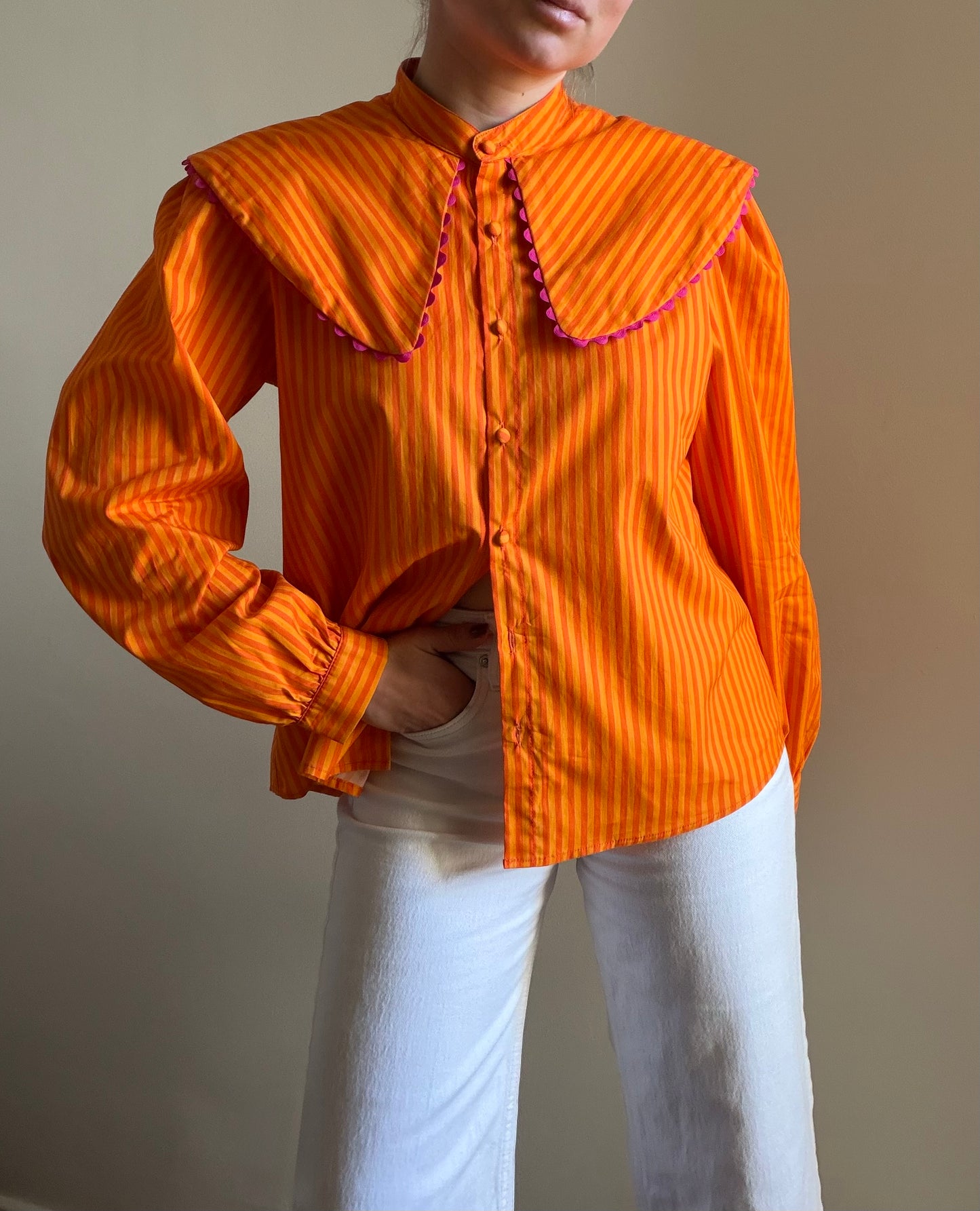 Chemise Théa orange