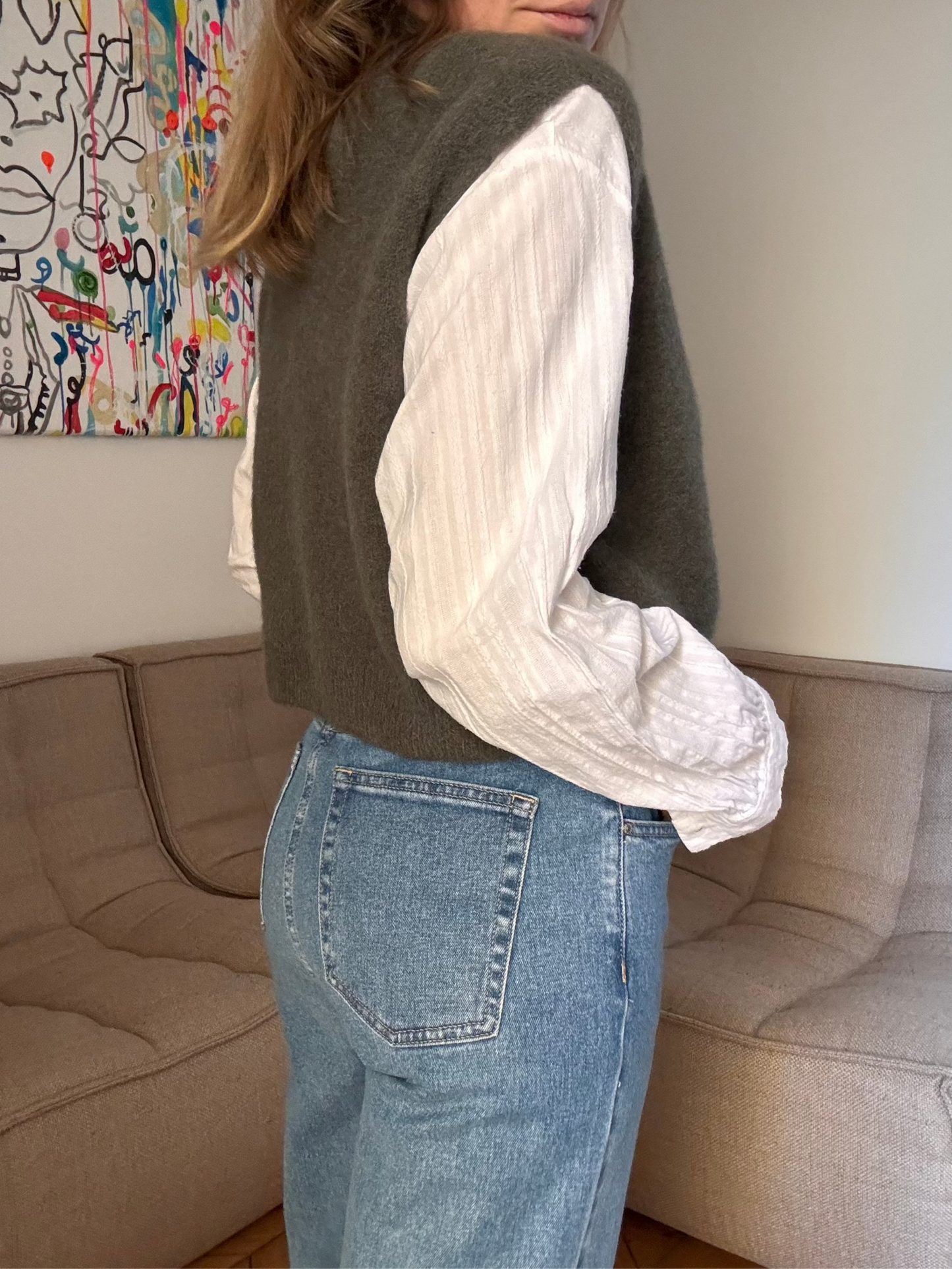 Pull sans manche Hugo