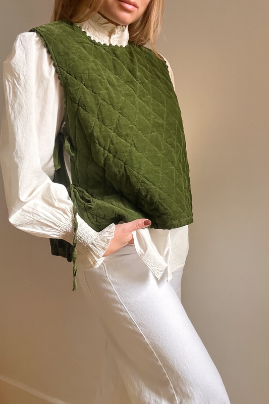 Gilet Antoine vert kaki