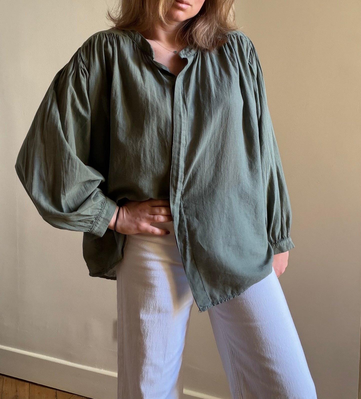 Blouse Louise kaki
