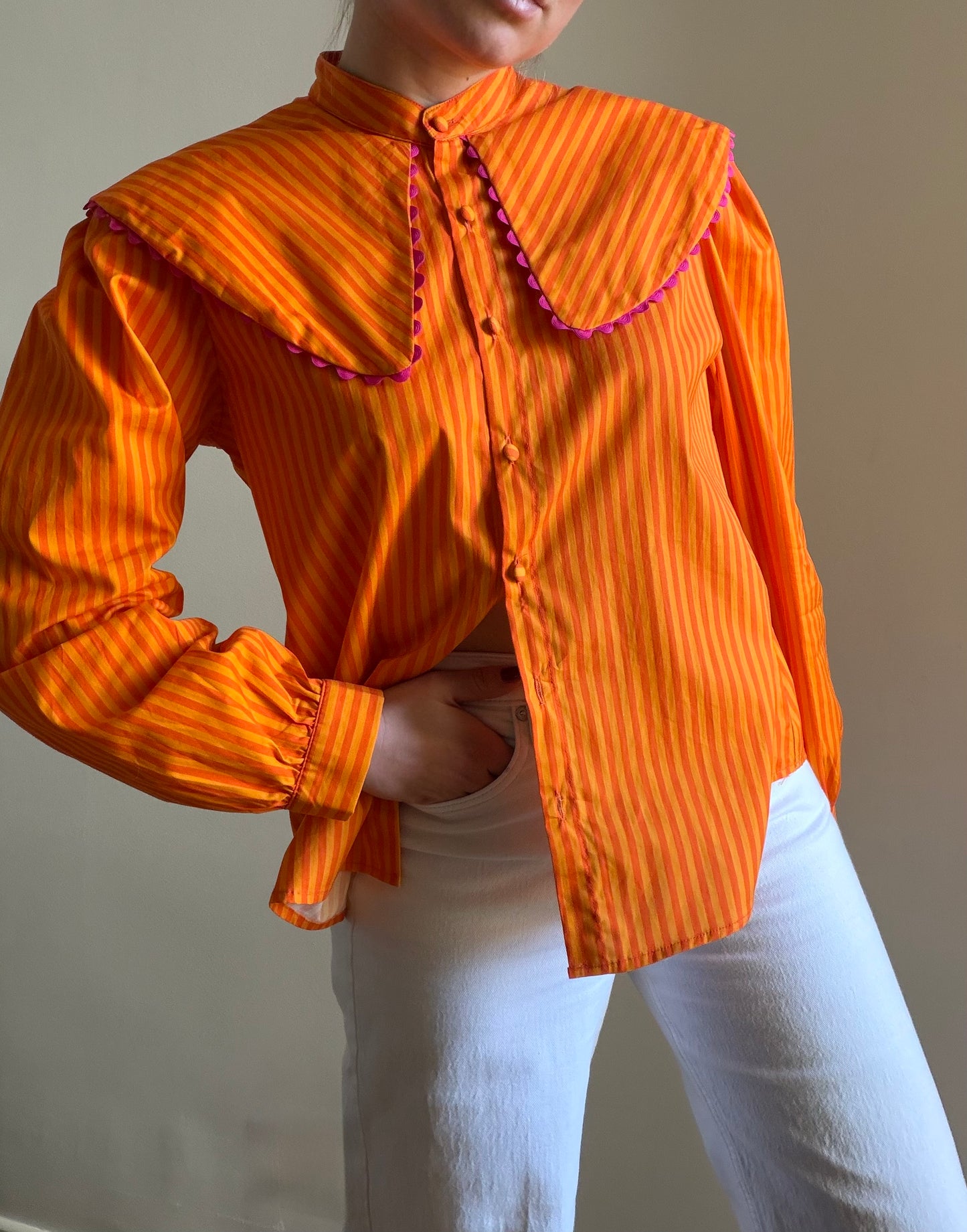 Chemise Théa orange