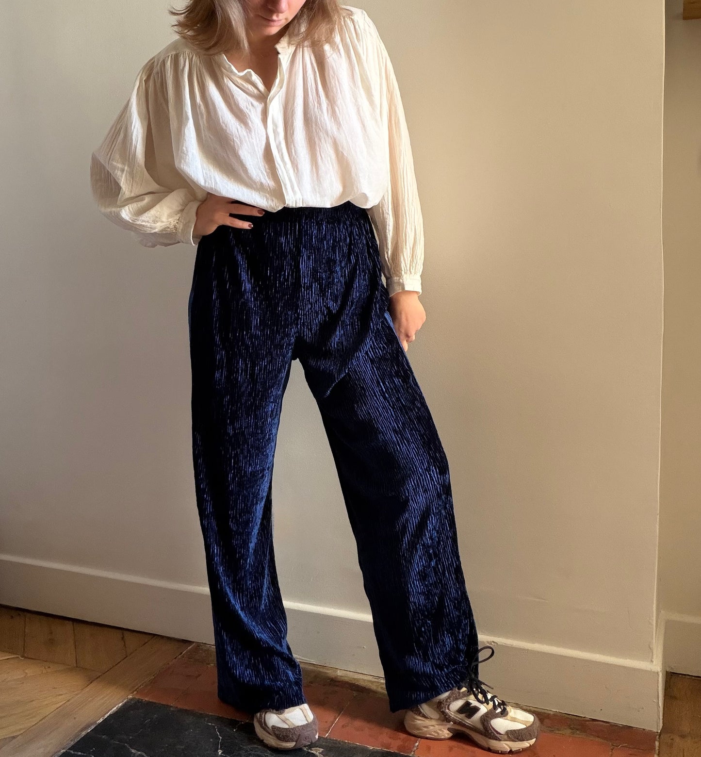 Pantalon Simon bleu