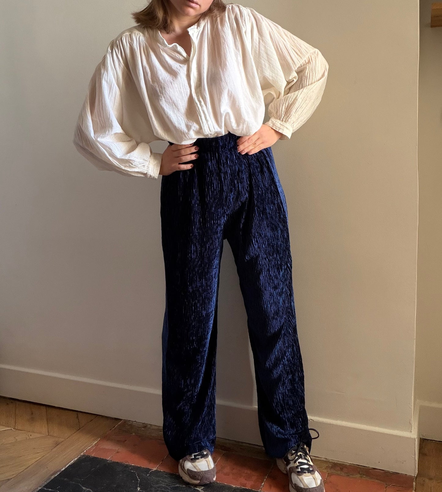 Pantalon Simon bleu