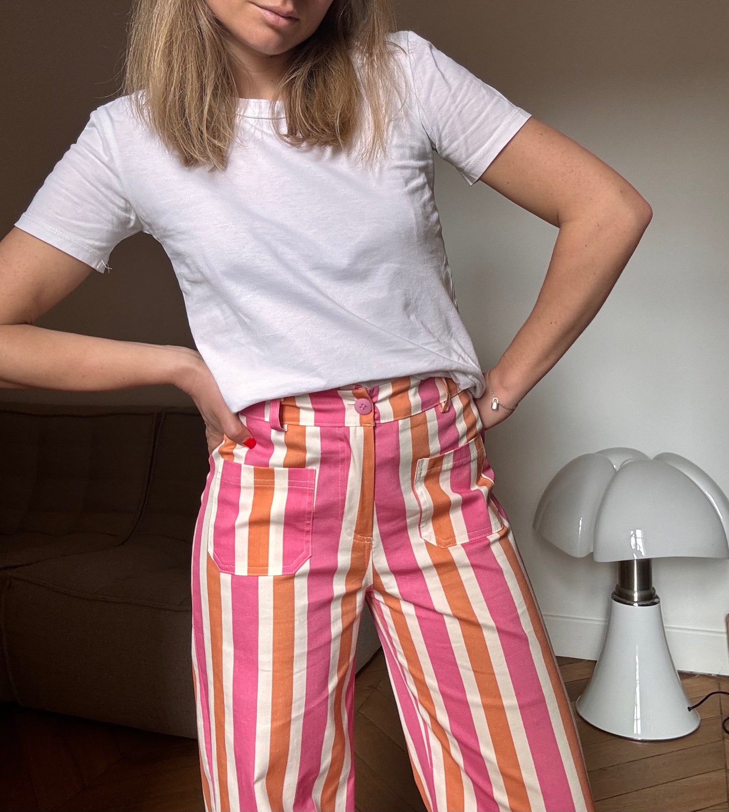 Pantalon Lucas rose