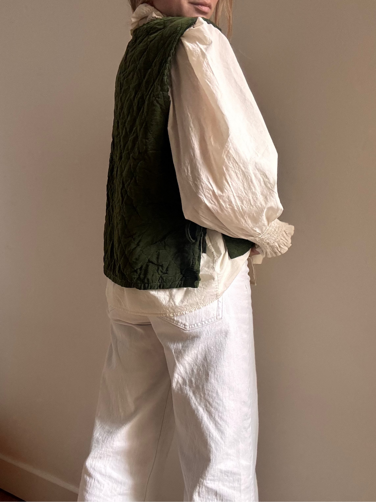 Gilet Antoine vert kaki