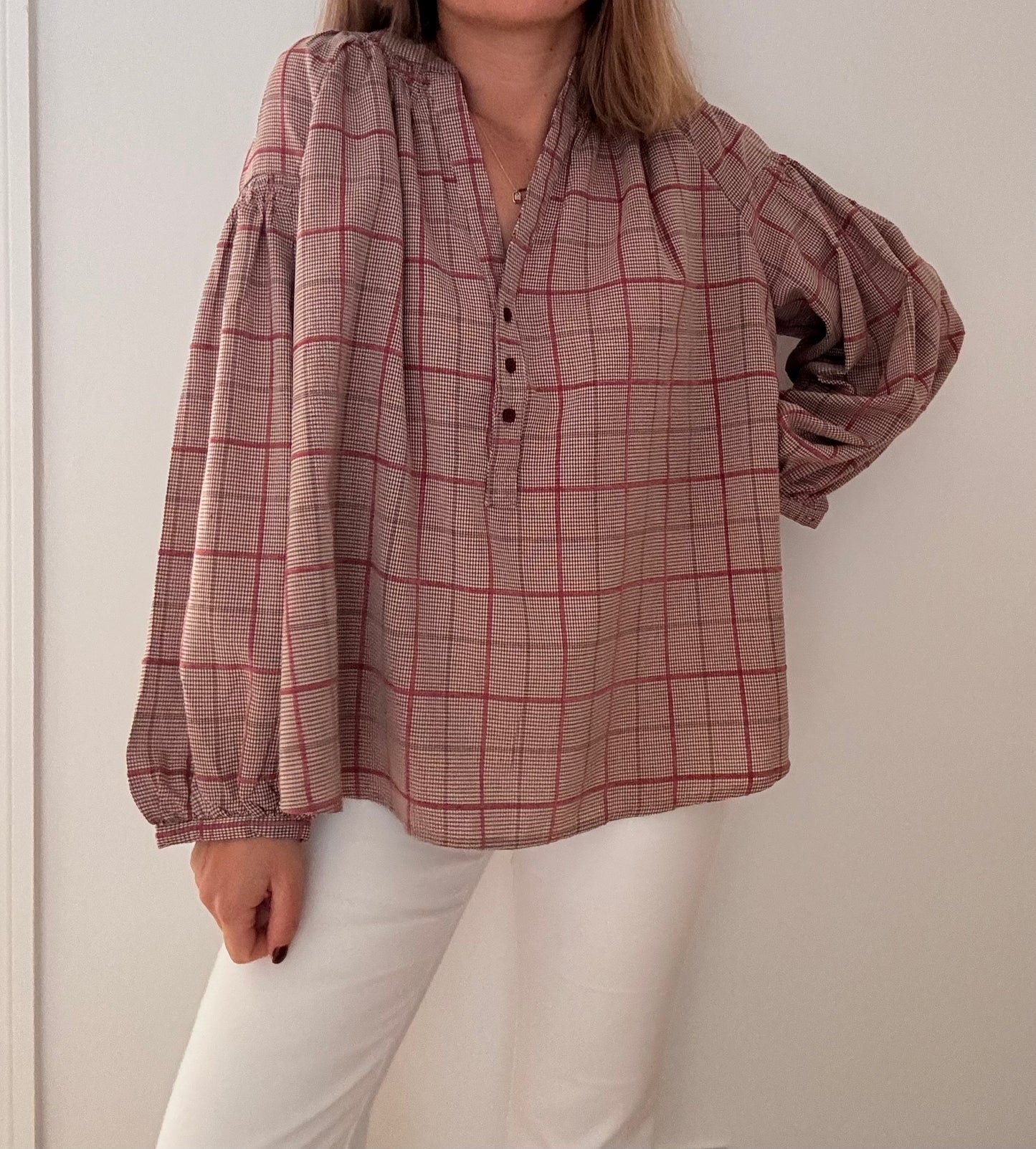 Blouse Caroline rose
