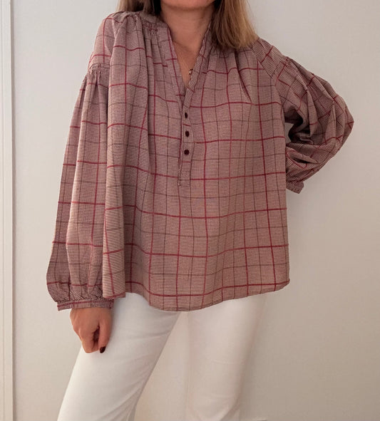 Blouse Caroline rose