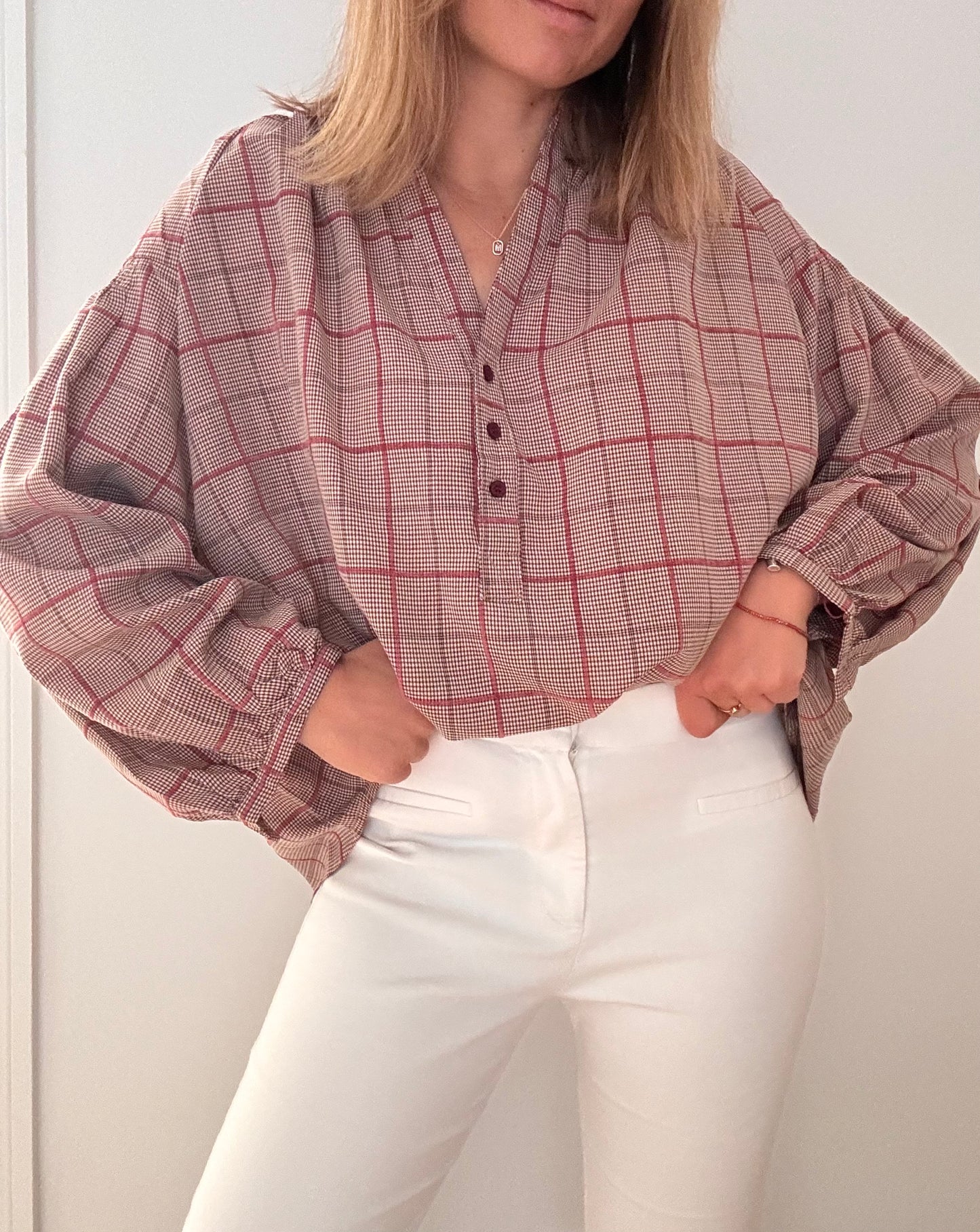 Blouse Caroline rose