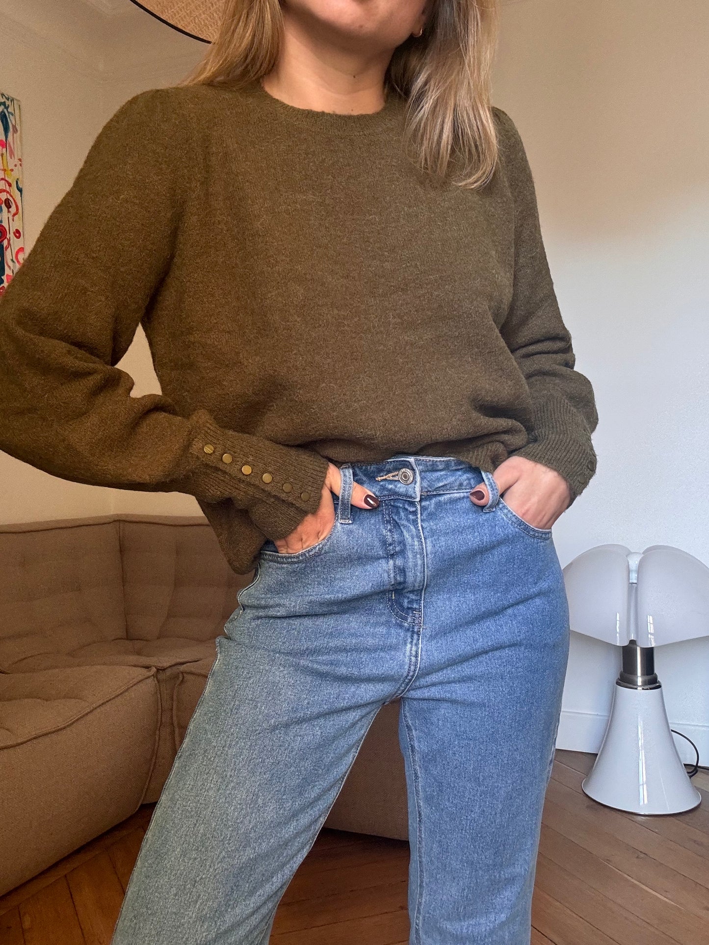 Pull Bianca vert