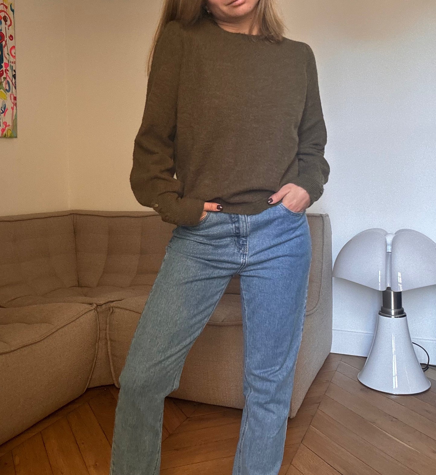 Pull Bianca vert