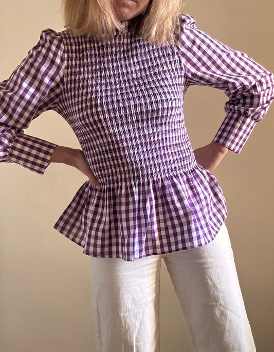 Blouse Aliénor lila