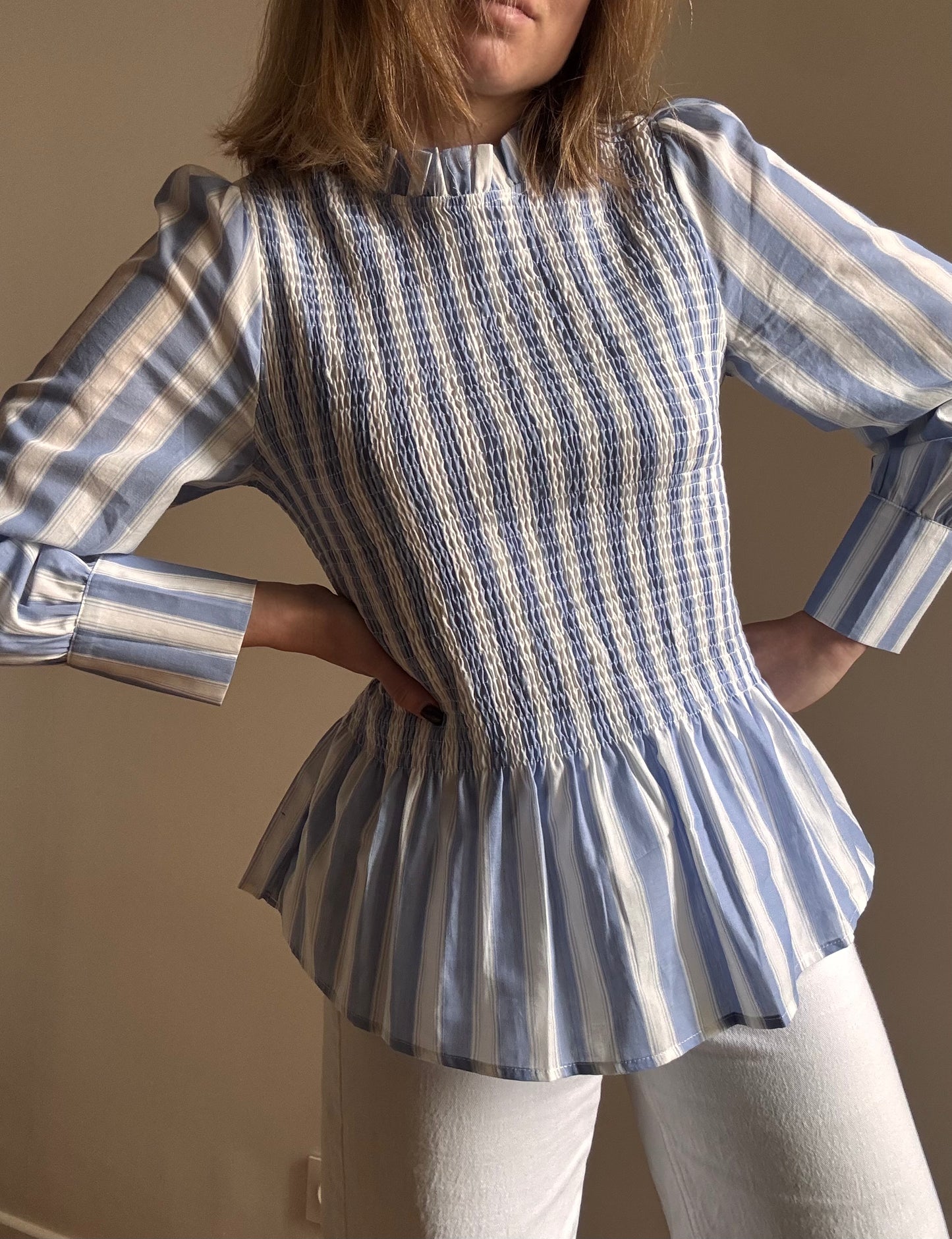 Blouse Aliénor bleue
