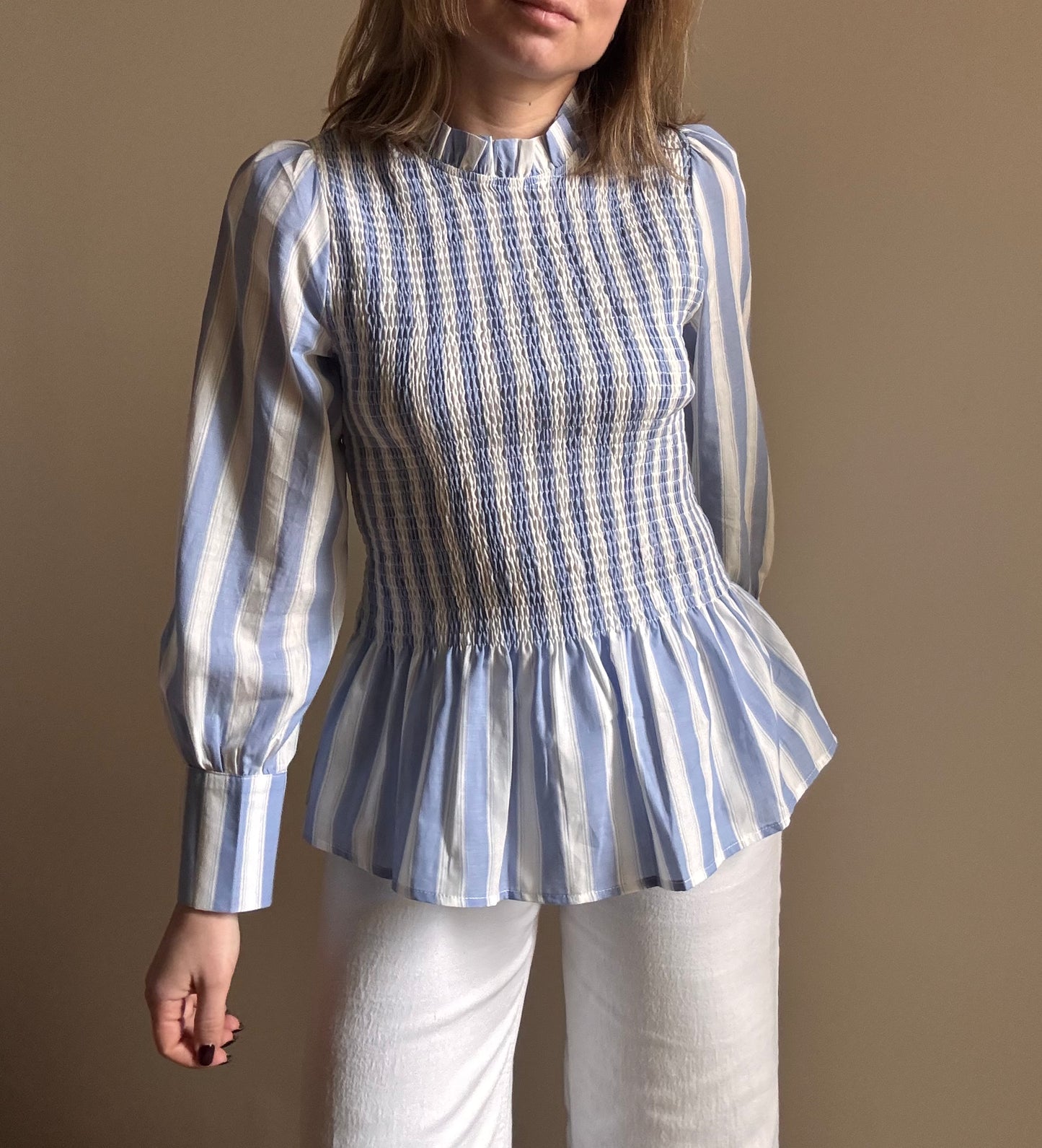Blouse Aliénor bleue