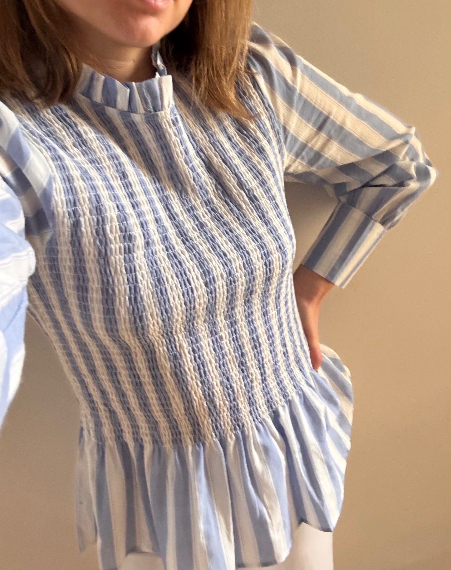 Blouse Aliénor bleue