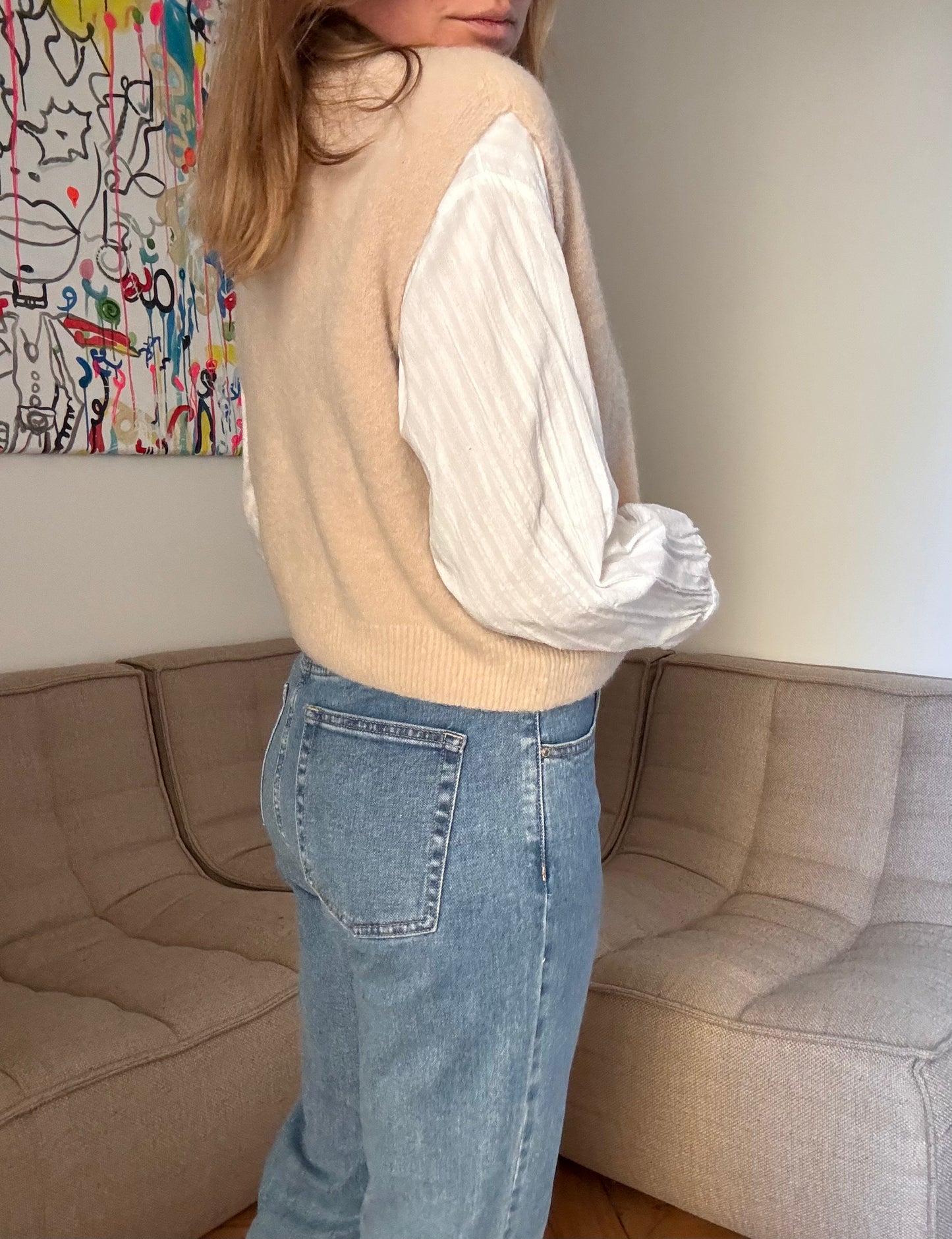 Pull sans manche Hugo